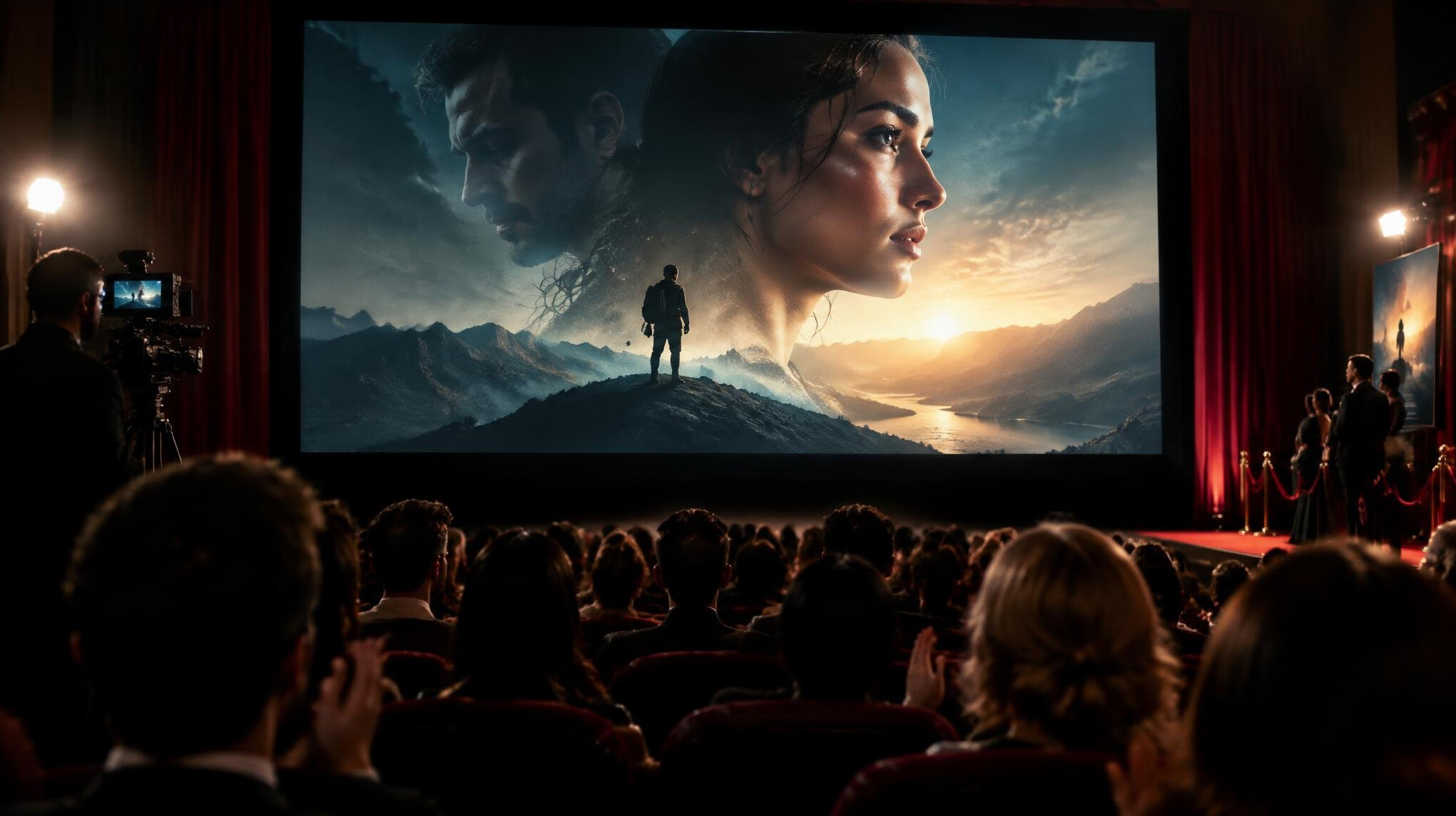 film premiere audience