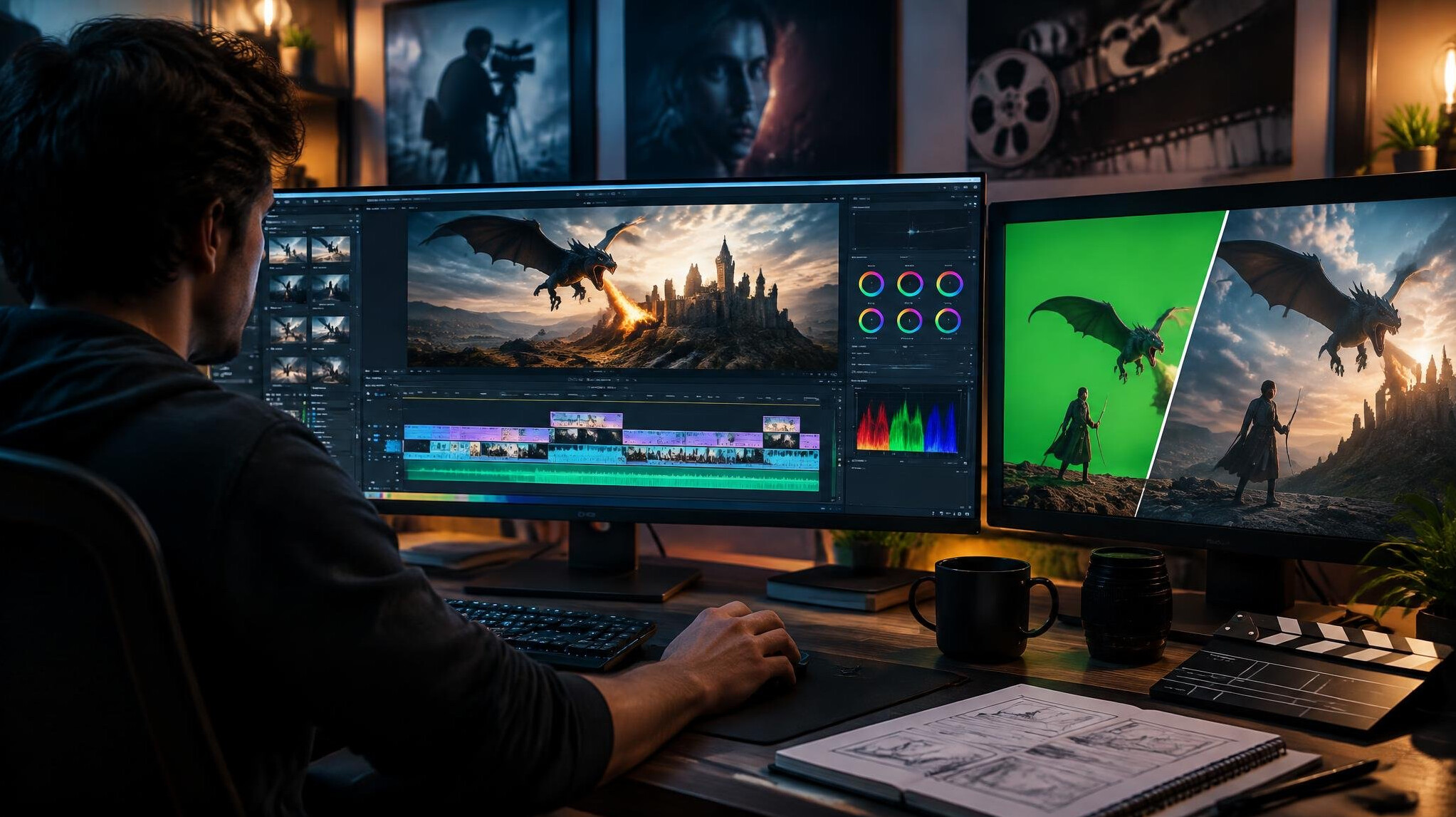 video editing workstation